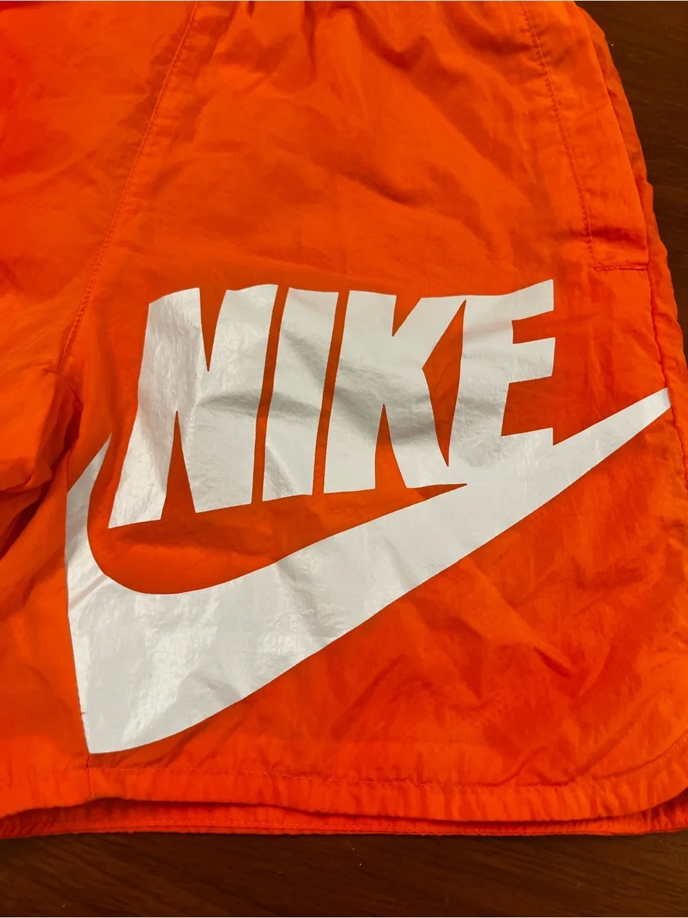 Nike Boys Orange Sportswear Woven Shorts Size L Large NWOT Brand New